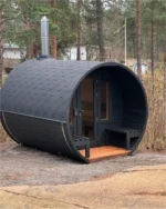 3M Sauna Barrel with terrace - Image 2