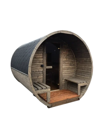 3M Sauna Barrel with terrace