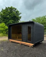 4M Cube Wide Sauna with Relax Room - Image 2