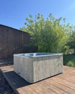 3D Granite QUADRO SPA LOUNGE. Electric hot tub with hydromassage - Image 2